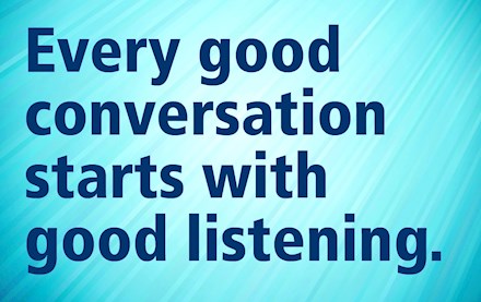 Every Good Conversation...